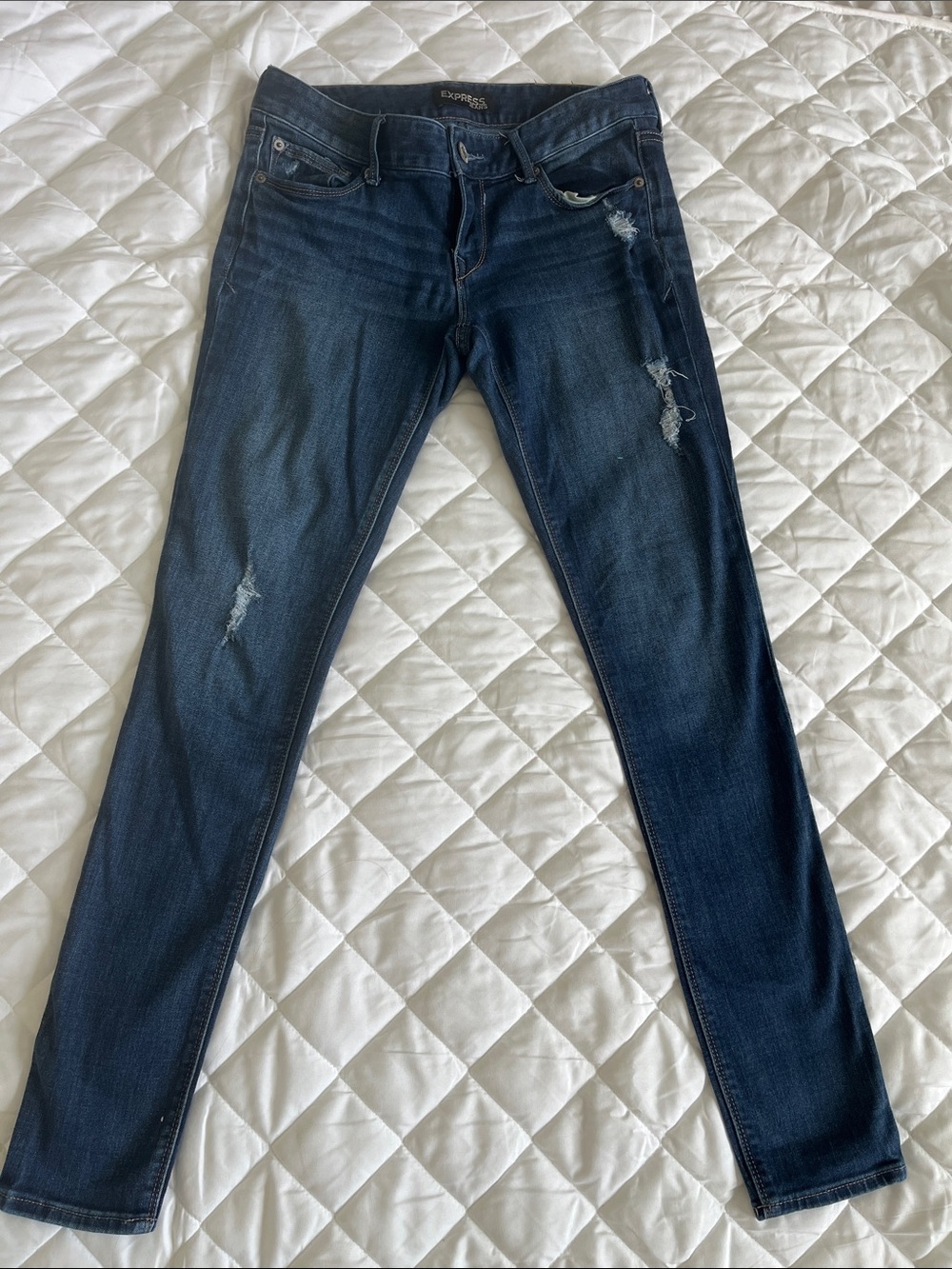 Express Skinny Stella Low Rise Jean Leggings- Women's Size 6R